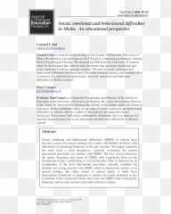 Pdf Social Emotional And Behavioural Difficulties The - Document Emoji,Emotions Behind Hesters Mask