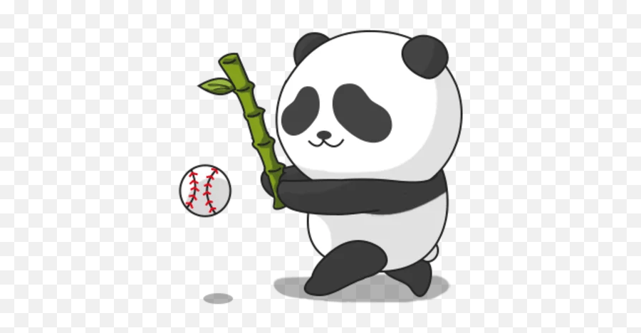 Giant Panda Stickers - Happy Emoji,Panda Emotion Clipart