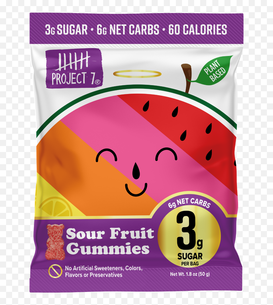 Project 7 Sour Fruit Gummies Keto - Project 7 Sour Fruit Gummies Emoji,What Does Emoticon With Three Squiqqly Blue Wave Lines Mean