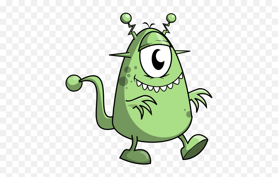 Funny Monster Clipart - Wikiclipart Funny Monster Clip Art Emoji,Goofy Emoticon Art