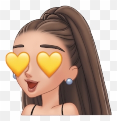 Emoticon Arianagrande Love Yellow - Ariana Grande Arimoji Gif Emoji,Emoticon For Singing From Your Heart