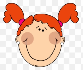 Smiling Red Head Girl Png Svg Clip Art - Red Head Girl Clipart Emoji,Red Headed Emoticon Smiley