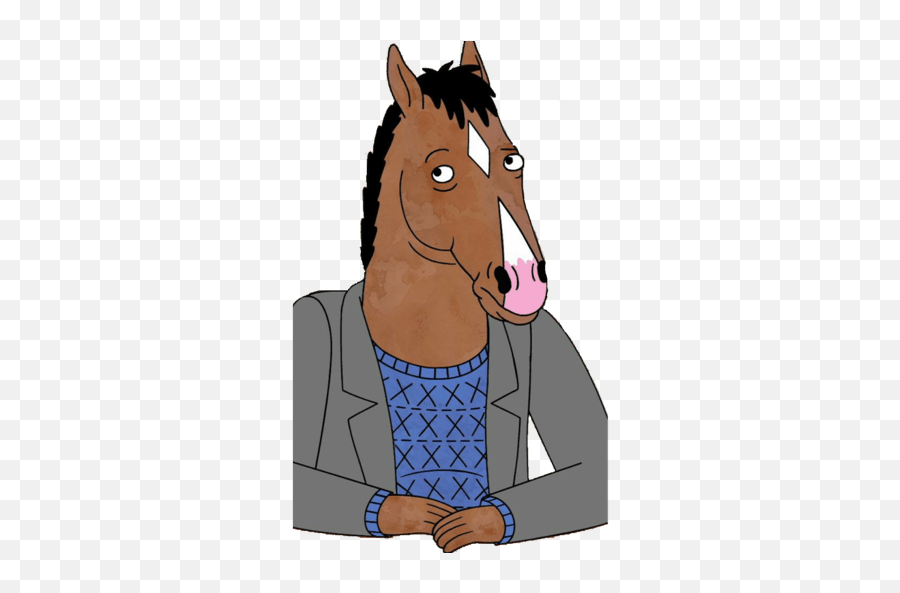 Bojack Horseman Emoji,Bojack Emoticon