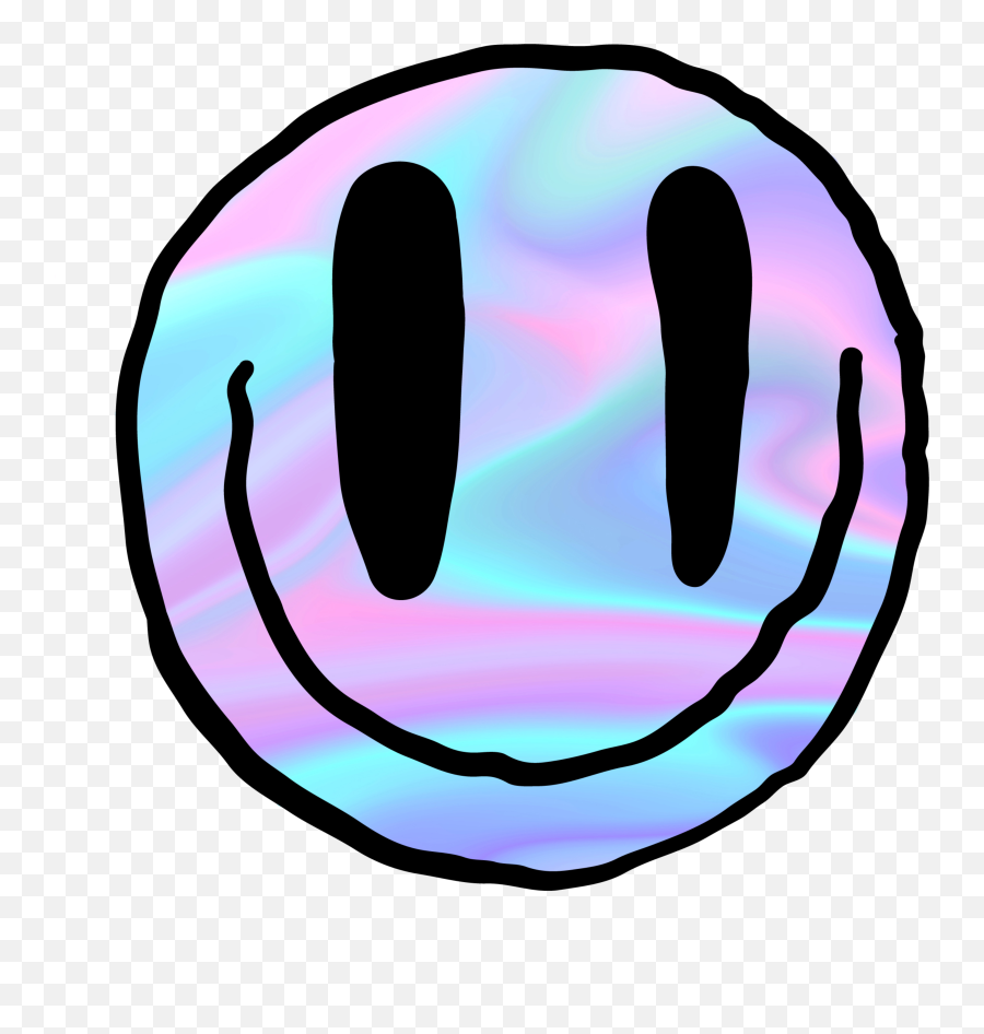 Trippy Smiley Face Trippy Tumblr Aesthetic Glitch Cute Emoji,Aesthtic Emotion