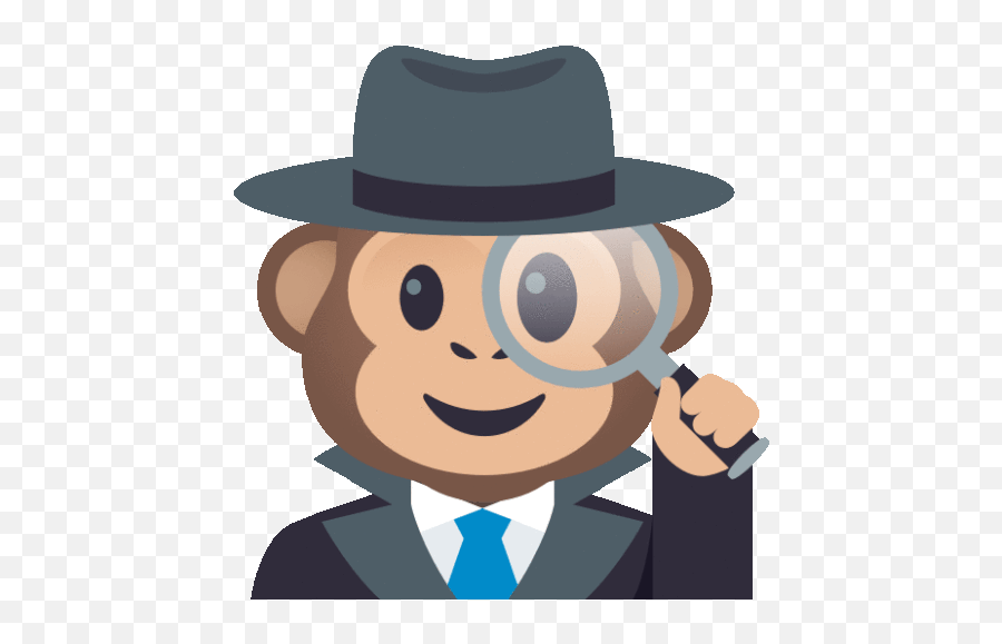Spy Monkey Joypixels Gif - Spymonkey Monkey Joypixels Discover U0026 Share Gifs Costume Hat Emoji,Android Monkey Emoji