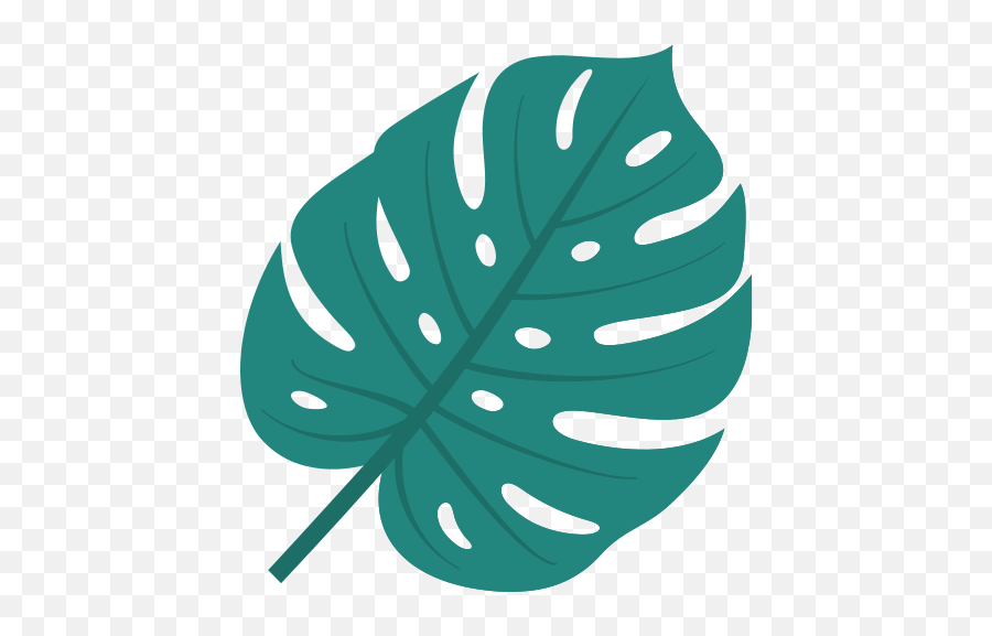 Tropical Leaf Free Icon Of Summer Icons Emoji,Tropical Flower Emoticon
