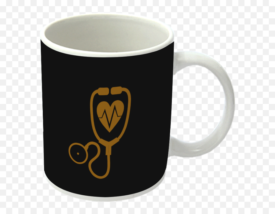 Simas Presentes Criativos - Caneca Profissões Gold Medicina Emoji,Caneca Emojis