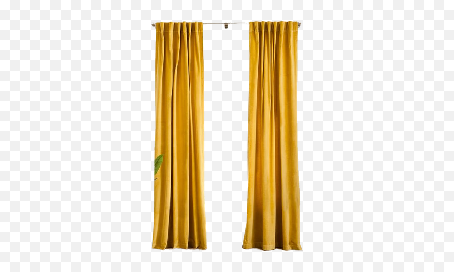 Cotton Velvet Curtain Set Of 2 Dark Horseradish 48x96 Emoji,Curtain Emoticon