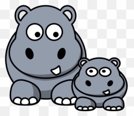 Hipopotamo Sexi Dibujos Animados - Clip Art Library Hippo Clipart Emoji,Hippo Emoticons