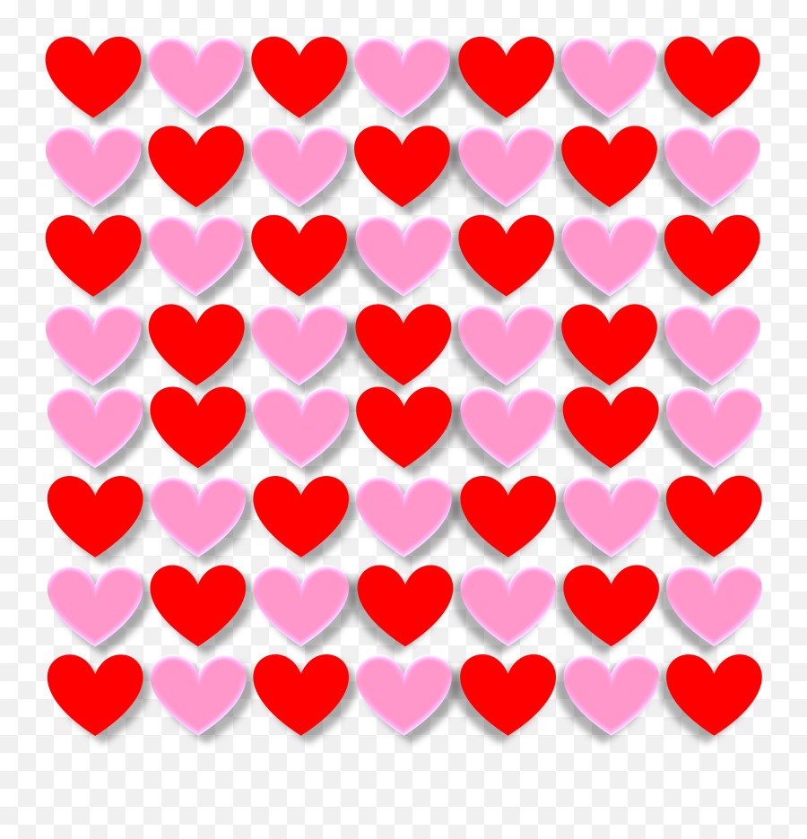 3d Pink And Red Hearts Free Image Download Emoji,Red Y Emoji