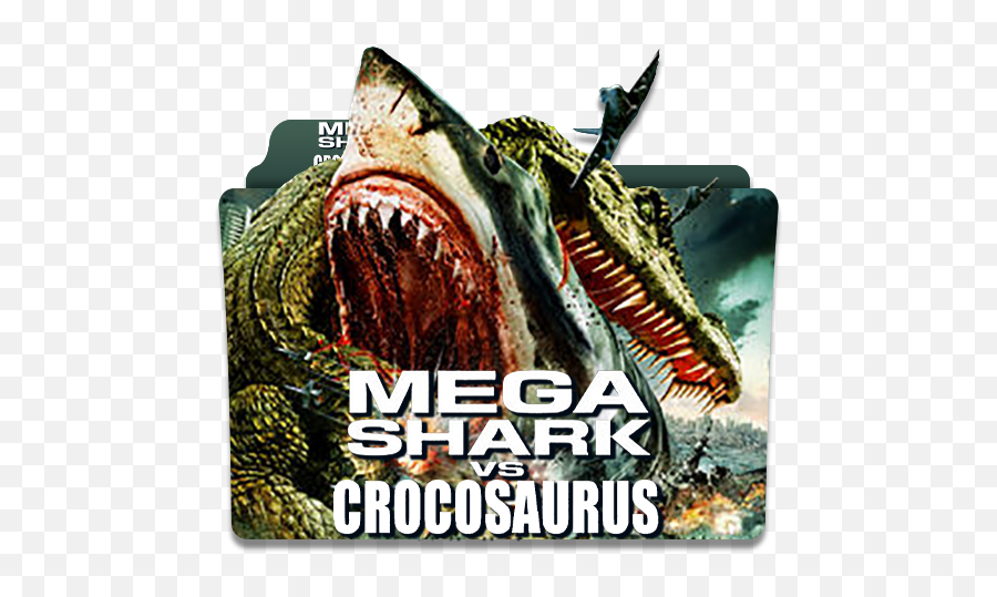 Mega Shark Vs Crocosaurus 2010 Folder Icon - Designbust Emoji,Megamind Emoji