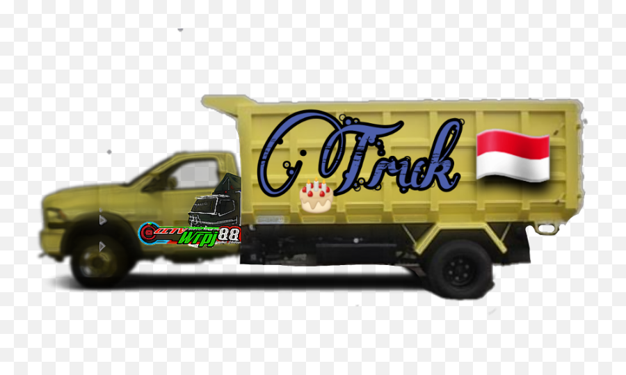 Trukindonesia Truck Ram Sticker - Commercial Vehicle Emoji,Moving Truck Emoji