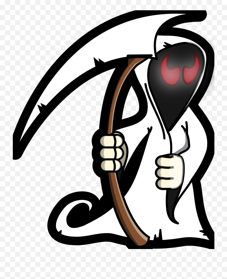 Transparent Grim Reaper Logos - Clip Art Library Reaper Free Logo Transparent Emoji,Grim Reaper Emoji