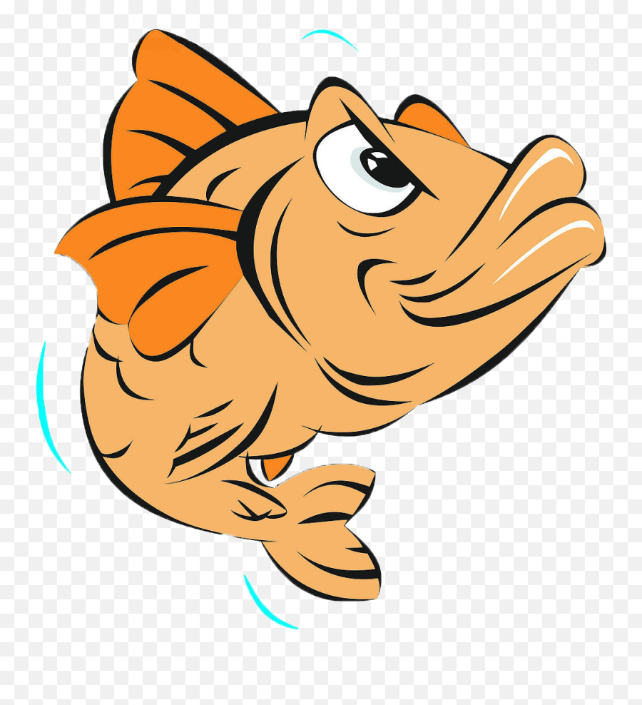 Angry Cartoon Fish Png Transparent Png - Cartoon Emoji,Free Fish Emoji