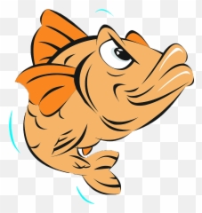 Angry Cartoon Fish Png Transparent Png - Cartoon Emoji,Free Fish Emoji
