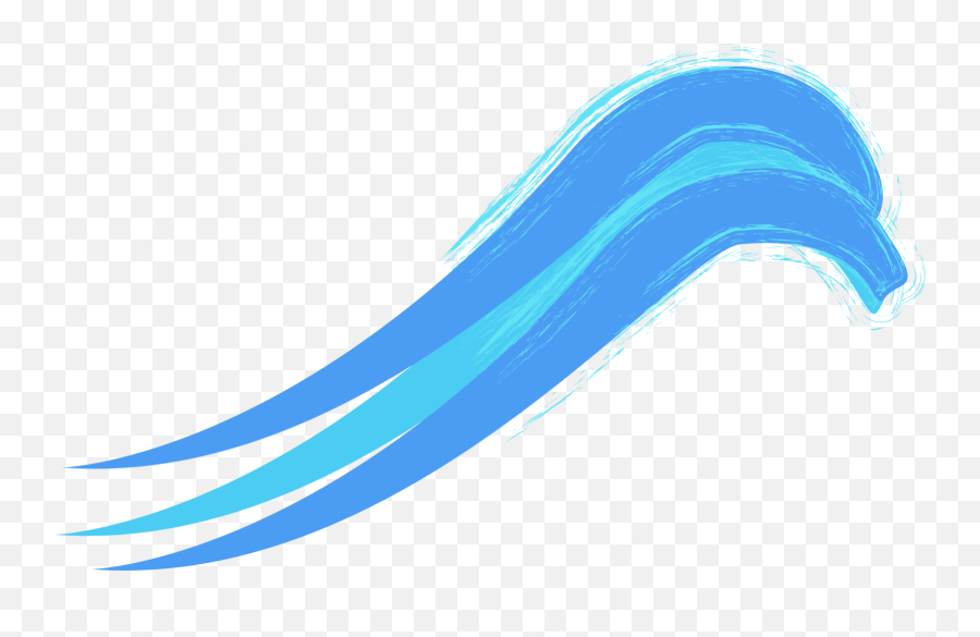 Wave Clipart - Clip Art Library Blue Wave Vector Wave In Png Emoji,Wave Emoji Vector