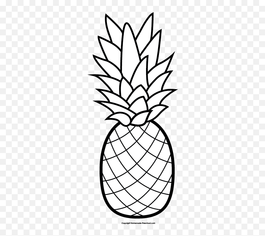 Pineapple Clip Art Free Free Clipart Images Clipartwiz 2 - Pineapple Fruits Clipart Black And White Emoji,Pineapple Emoji
