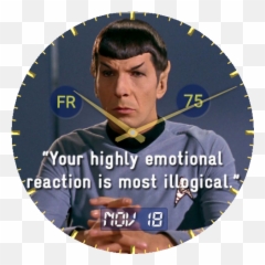 Download Logical Spock - Spock Your Highly Emotional Reaction Emoji,Spock Showing Emotion