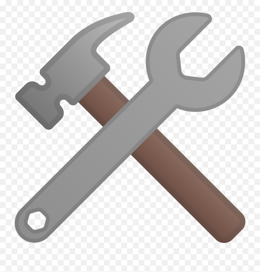 Hammer And Wrench Icon Noto Emoji Objects Iconset Google - Hammer And Wrench Emoji,Flag Paper Pens 1776 Emoji