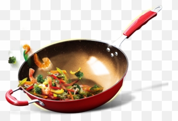 Wok Dish Tableware Frying - Cooking Chef Frying Pan Emoji,Emoji Pancake Pan