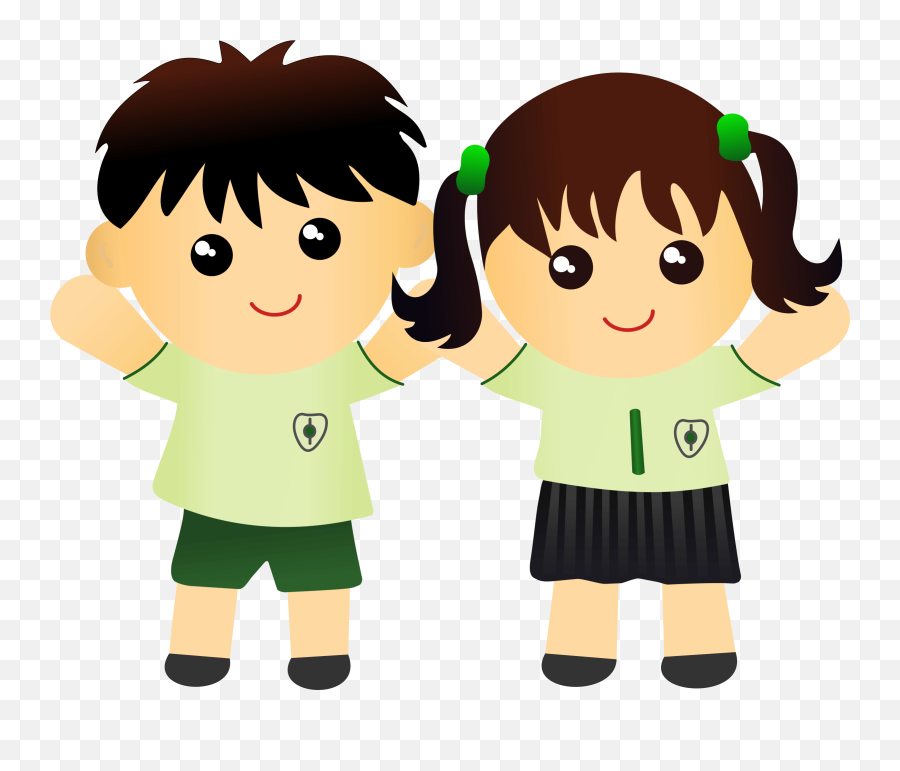 Conversation Clipart Boy Girl - Cute Transparent Children Png Emoji,Girl Emotion Clipart