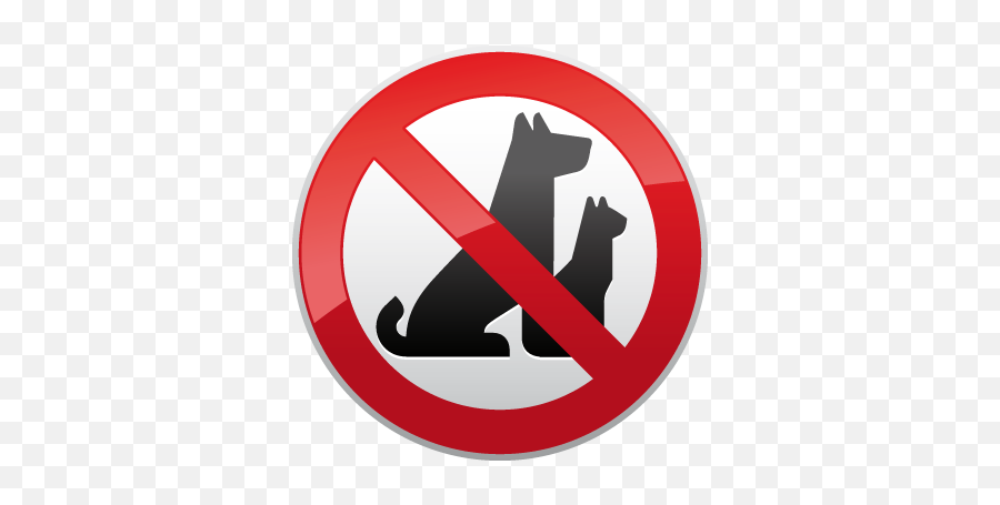 No Pets Warning Sign Sticker - Entry Of Animals Is Prohibited Emoji,Emojis Animales