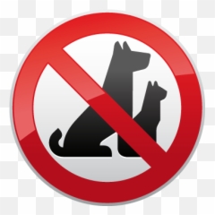 No Pets Warning Sign Sticker - Entry Of Animals Is Prohibited Emoji,Emojis Animales