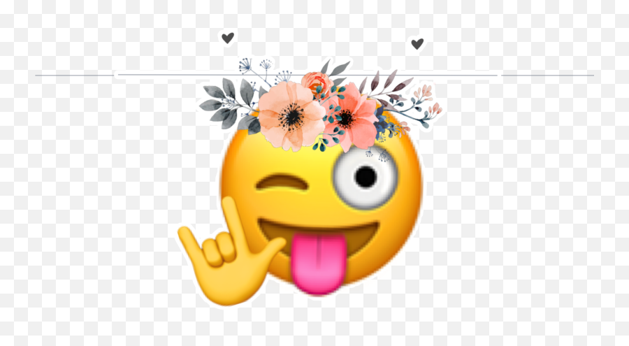Emoji Tumblr Kawaii Flower Sticker By Charis Wolfhard - 30 Days Photo Day Challenge,Kawaii Flower Emoji