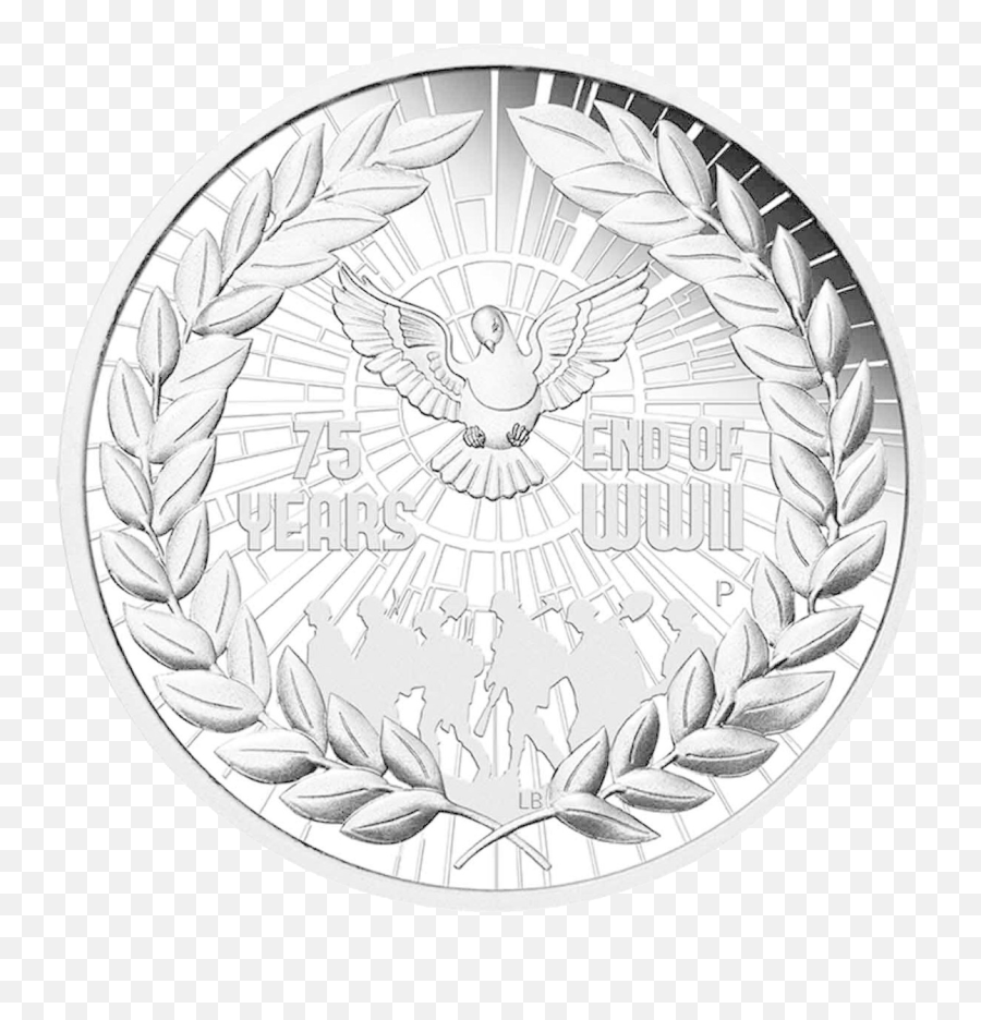 2020 1 75th Anniversary End Of Ww2 1 Oz Silver Pr - Coin Emoji,Flan Emoji