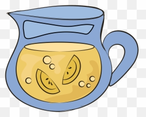 Jug With Lemonade Clipart - Jug Emoji,Lemonade Emoji