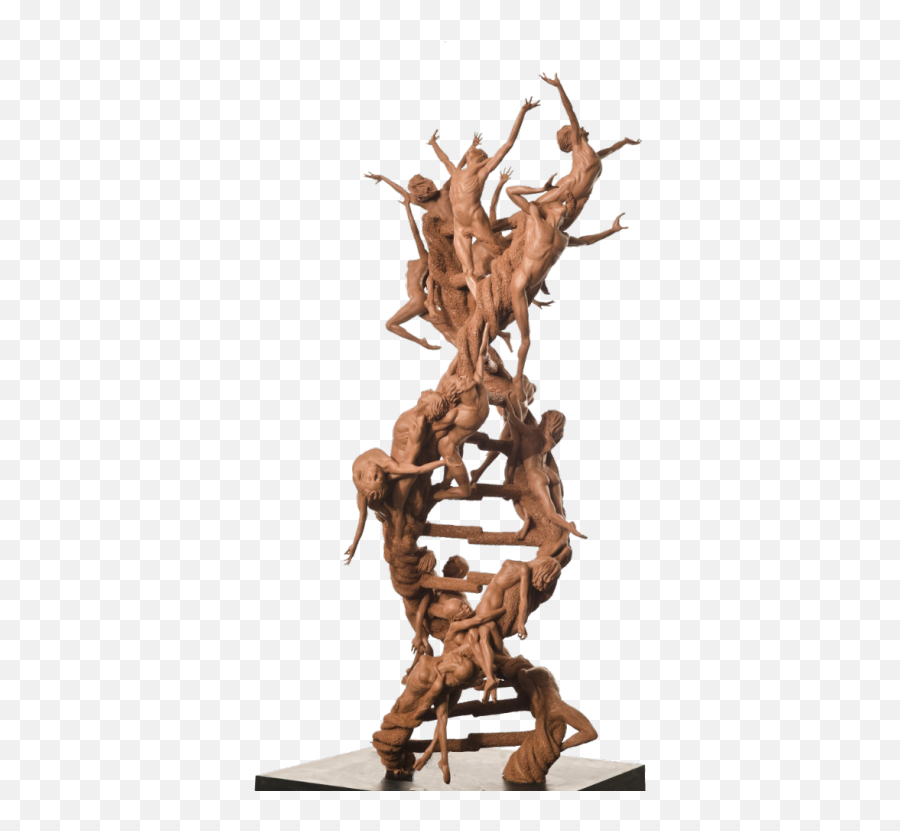 Pin - Double Helix Wood Sculpture Emoji,Human Emotion Tree Art Design Art