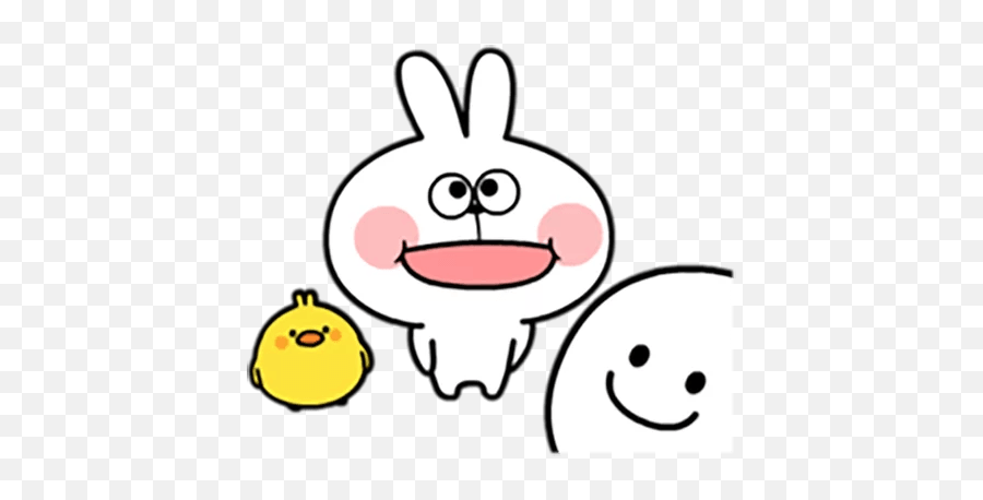 Animation Spoiled Rabbit - Telegram Sticker Transparent Spoiled Rabbit Kiss Emoji,Rabbit Emoticon