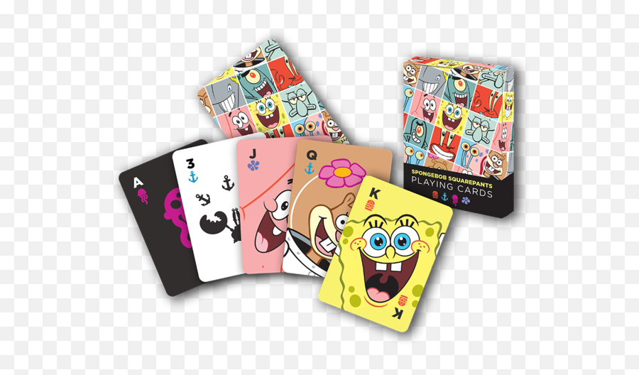 Official Patrick Star Merchandise - Spongebob Playing Cards Emoji,Spongebob Lauph Emoji