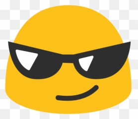 Blobdoubtful - Android Sunglasses Cool Emoji,Emojis Doubtful