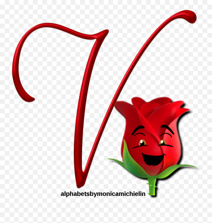 Rose Smile Emoticon Emoji Alphabet Png - Language,Red Rose Emoticon