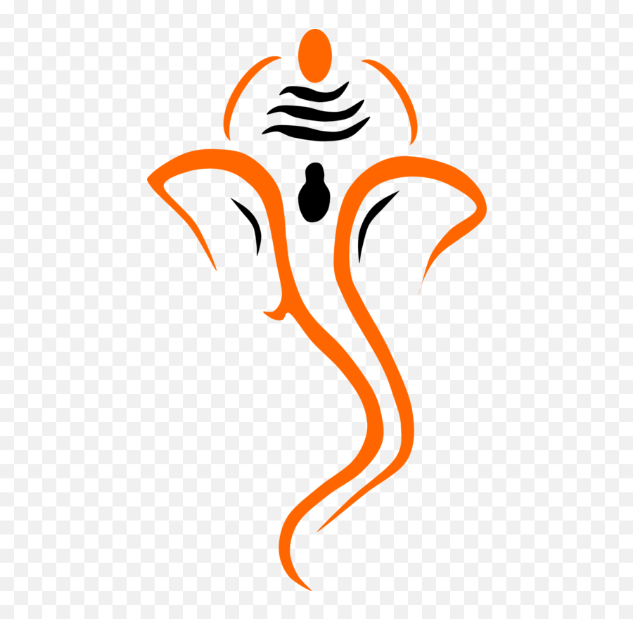Lord God Vinayak Ganesh Foreground Sticker By Aswaaks - Clipart Ganesh Png Emoji,Ganesha Text Emoji