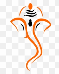 Lord God Vinayak Ganesh Foreground Sticker By Aswaaks - Clipart Ganesh Png Emoji,Ganesha Text Emoji