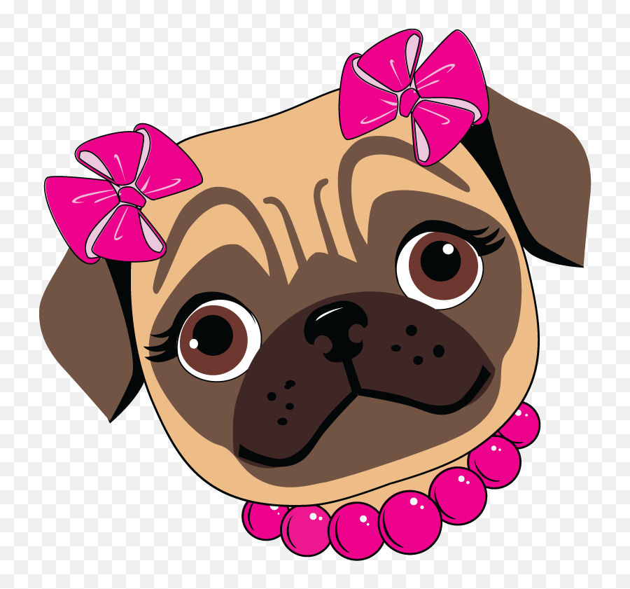 Cute Transparent Dog Logo Download Transparent Dog Png For - Cara De Pug Animado Emoji,Imagens De Pets [emojis ...]