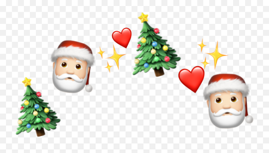 Xmas Xmascrown Christmas Sticker - Christmas Emoji Crown Transparent,Christmas Tree Emoji