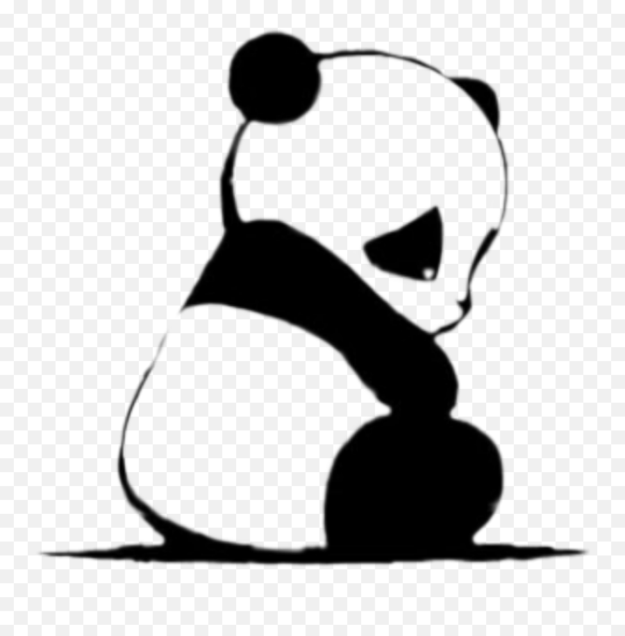Panda Bear Aesthetic Transparent - Cute Panda Phone Cases Emoji,Panda Crying Emoji