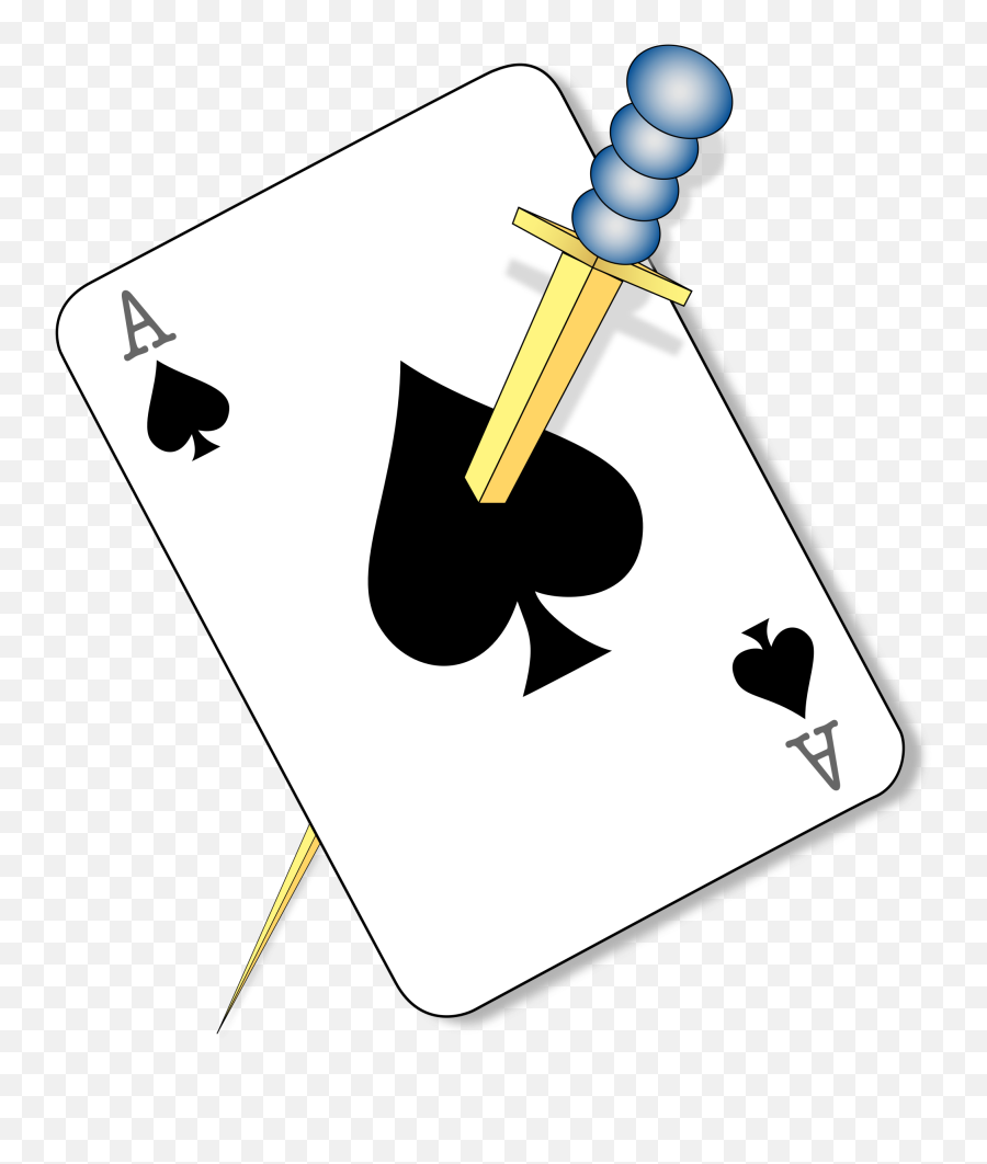 Queen Clipart Spade Queen Spade - Playing Card Emoji,Ace Of Spades Emoji