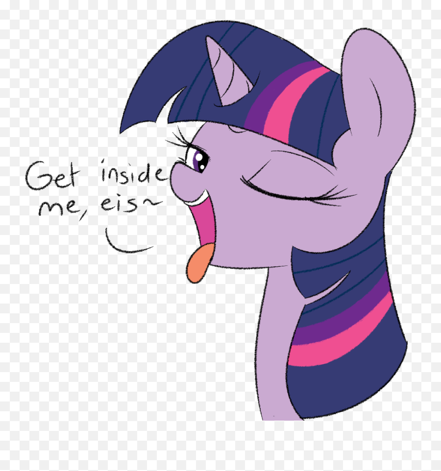 Twilight Sparkle Twipred Wink - Fictional Character Emoji,Inside Out Twilight's Emotion