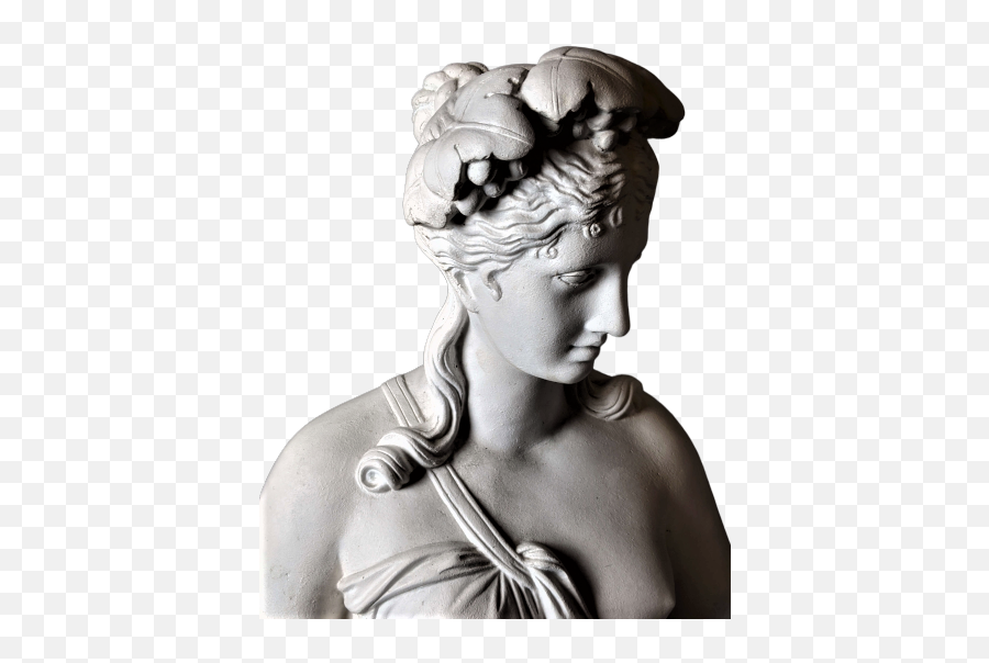 Goddess Pomona Roman Goddess Of Fruit - Hair Design Emoji,Roman Sculpture With Human Emotion