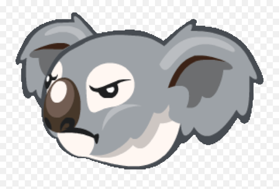 Angry Koala Sticker Imoji For Ios Android Giphy Gif Clipart - Angry Cartoon Koala Bear Emoji,So Many Emotions Gif
