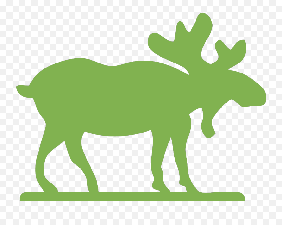 Green Moose Png Svg Clip Art For Web - Moose Clip Art Emoji,Moose Emoji