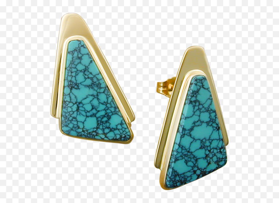 10 Turquoise Earrings In Gold Silver - Solid Emoji,What Emotion Does The Color Turqoise Represent