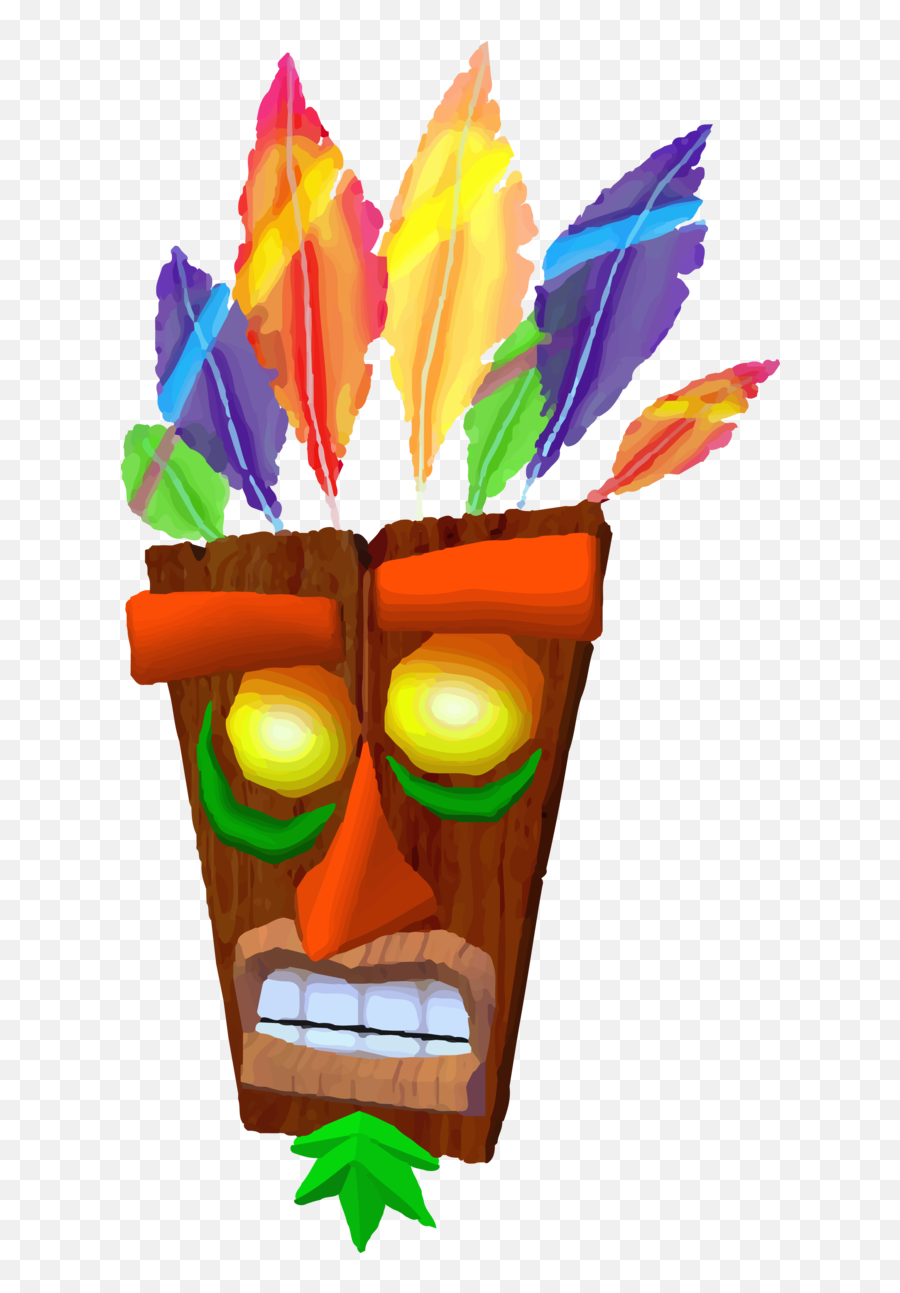 Crash Bandicoot Aku Aku Png Image With - Crash Bandicoot Aku Aku Emoji,Aku Emoji