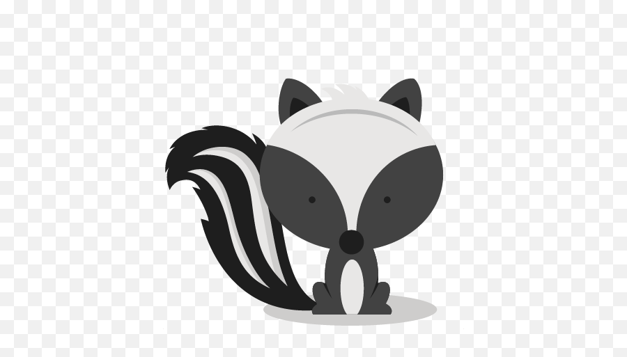 Woodland Clipart Skunk Woodland Skunk Transparent Free For - Cute Skunk Clip Art Emoji,Skunk Emoji