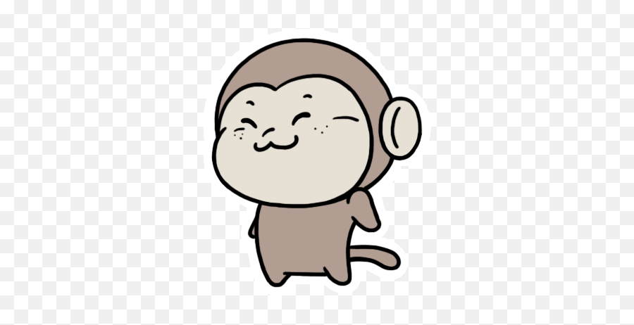 Top Monkey Doo Stickers For Android U0026 Ios Gfycat - Cute Party Gif Transparent Emoji,Android Monkey Emoji