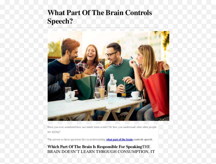 Pdf What Part Of The Brain Controls Speech Brain Control Emoji,Parts Of Brain Responsible For Emotions